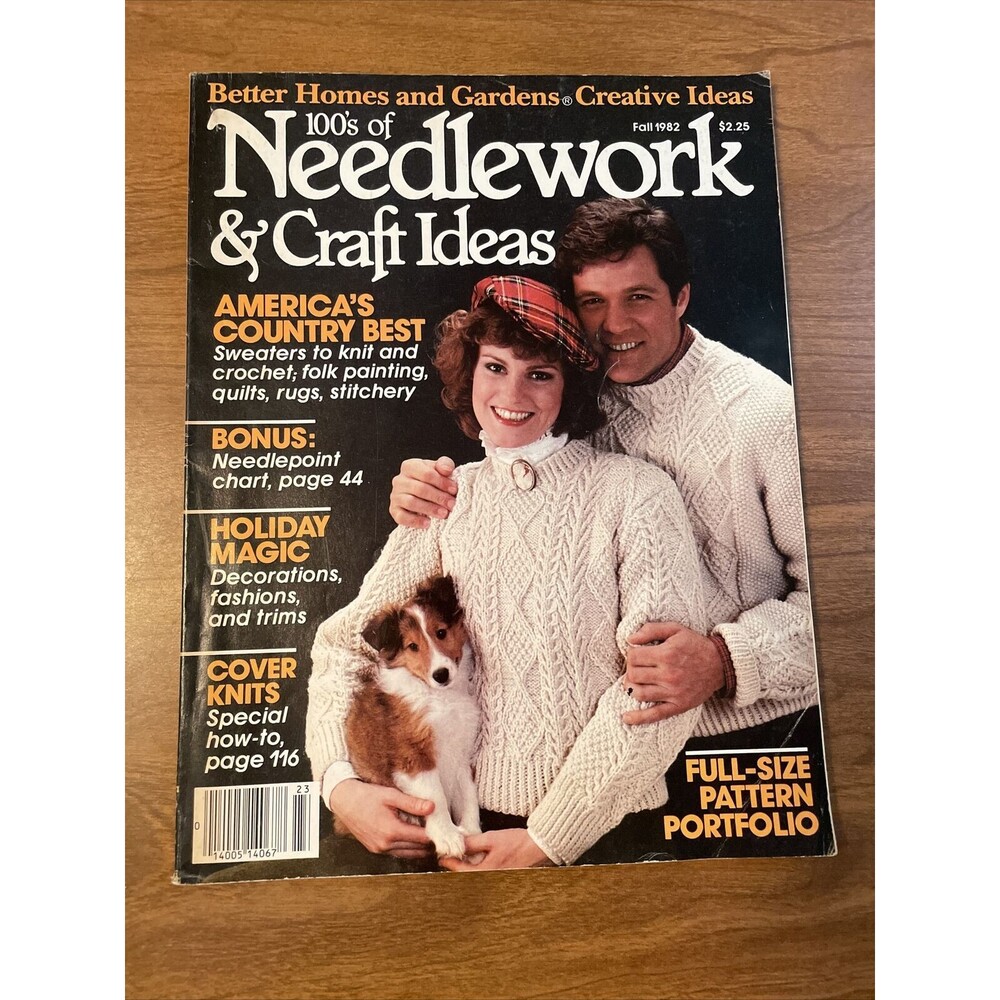 VTG 100's of Needlework & Craft Ideas - Better Home & Gardens Magazine Fall 1982
